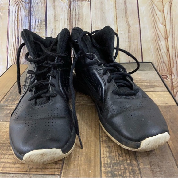 Nike Team Hustle atletics Bask black high top 5.5Y - Picture 3 of 7